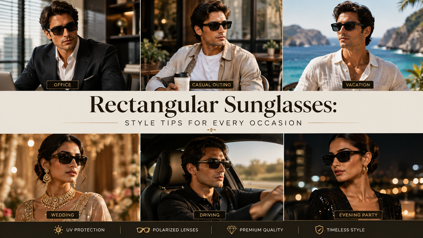 Rectangular Sunglasses: Style Tips for Every Occasion