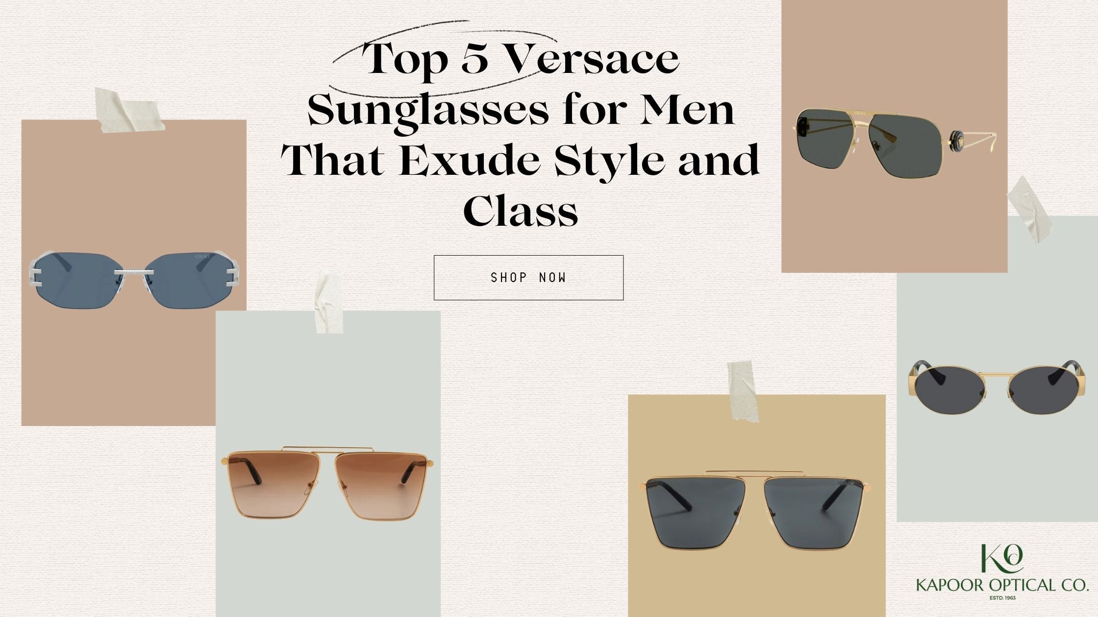 Top 5 Versace Sunglasses for Men That Exude Style and Class