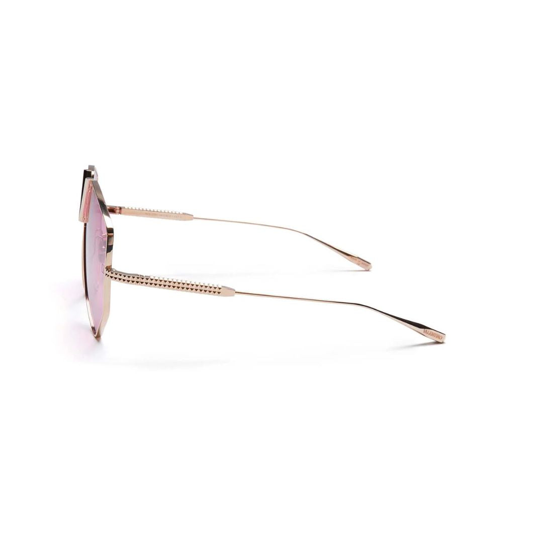 V - HEXAGON OVERSIZED TITANIUM AVIATOR FRAME