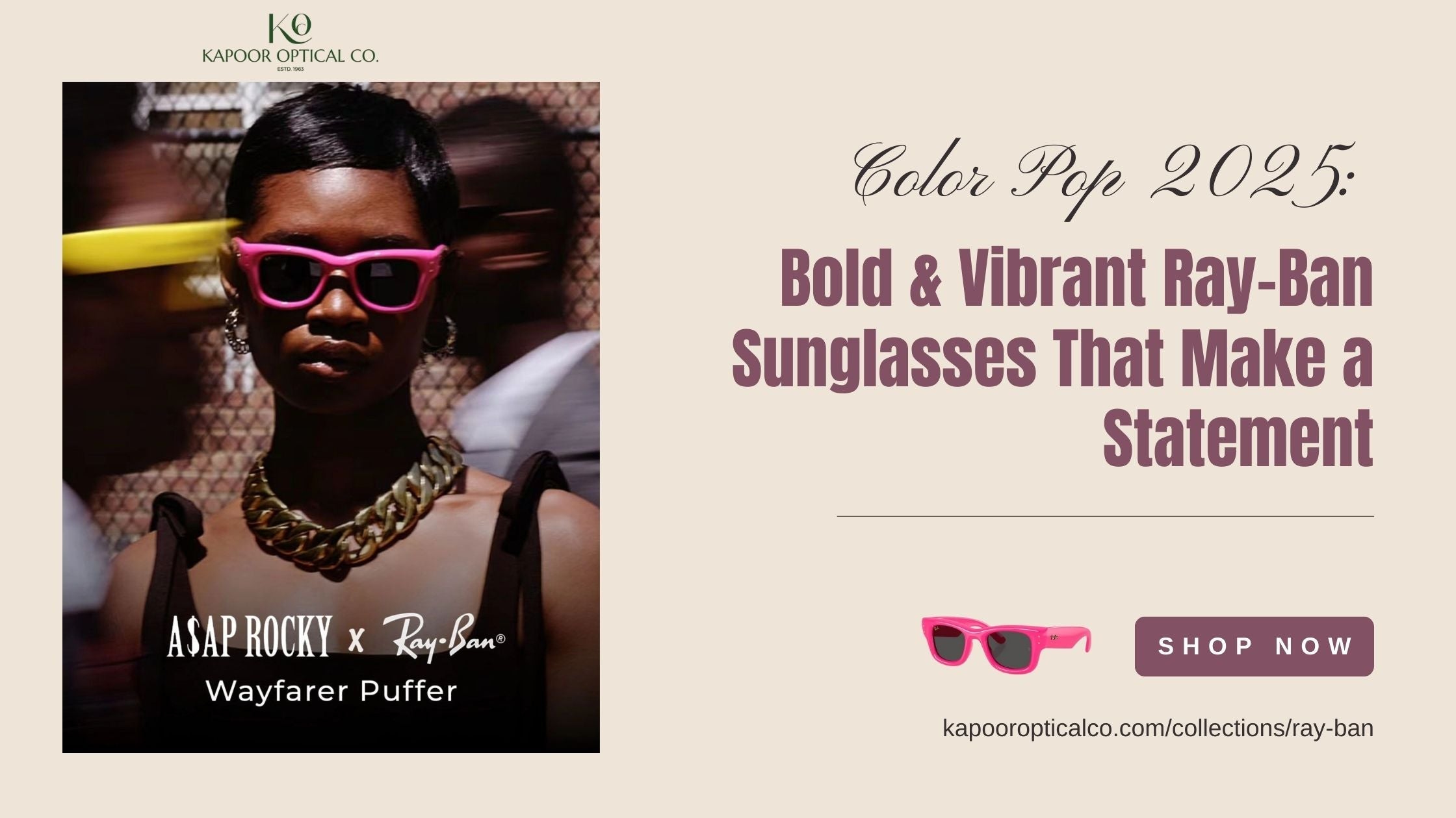 Color Pop 2025: Bold & Vibrant Ray-Ban Sunglasses That Make a Statement