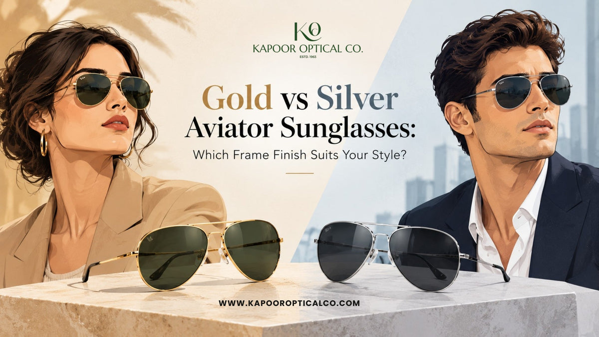 Gold vs Silver Aviator Sunglasses: Which Frame Finish Suits Your Style?