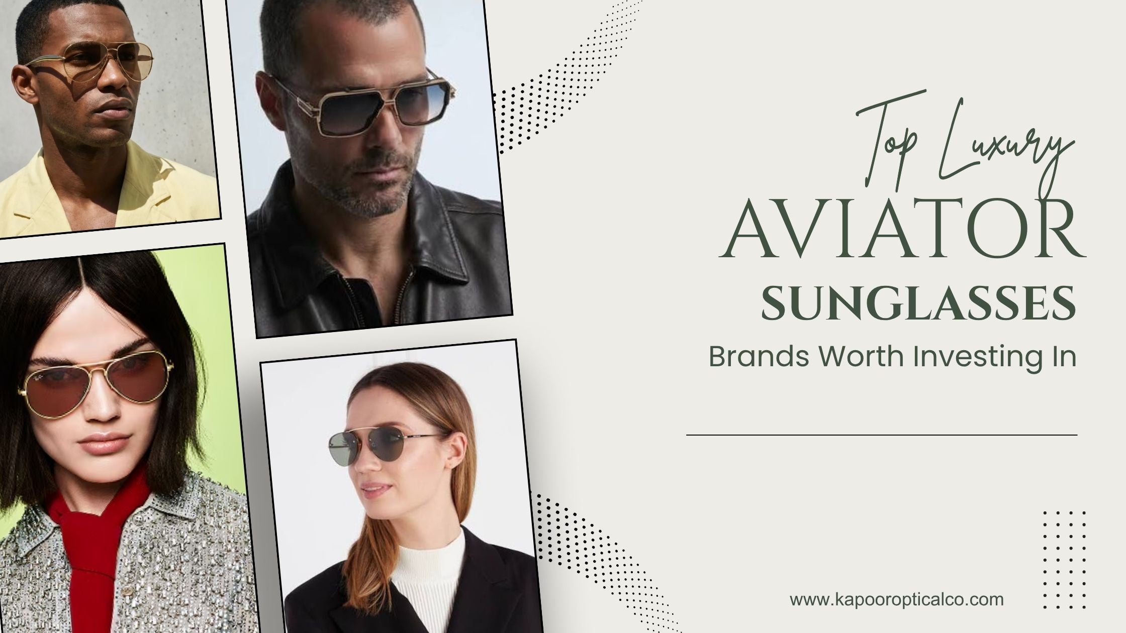 Top Luxury Aviator Sunglasses Brands Worth Investing In