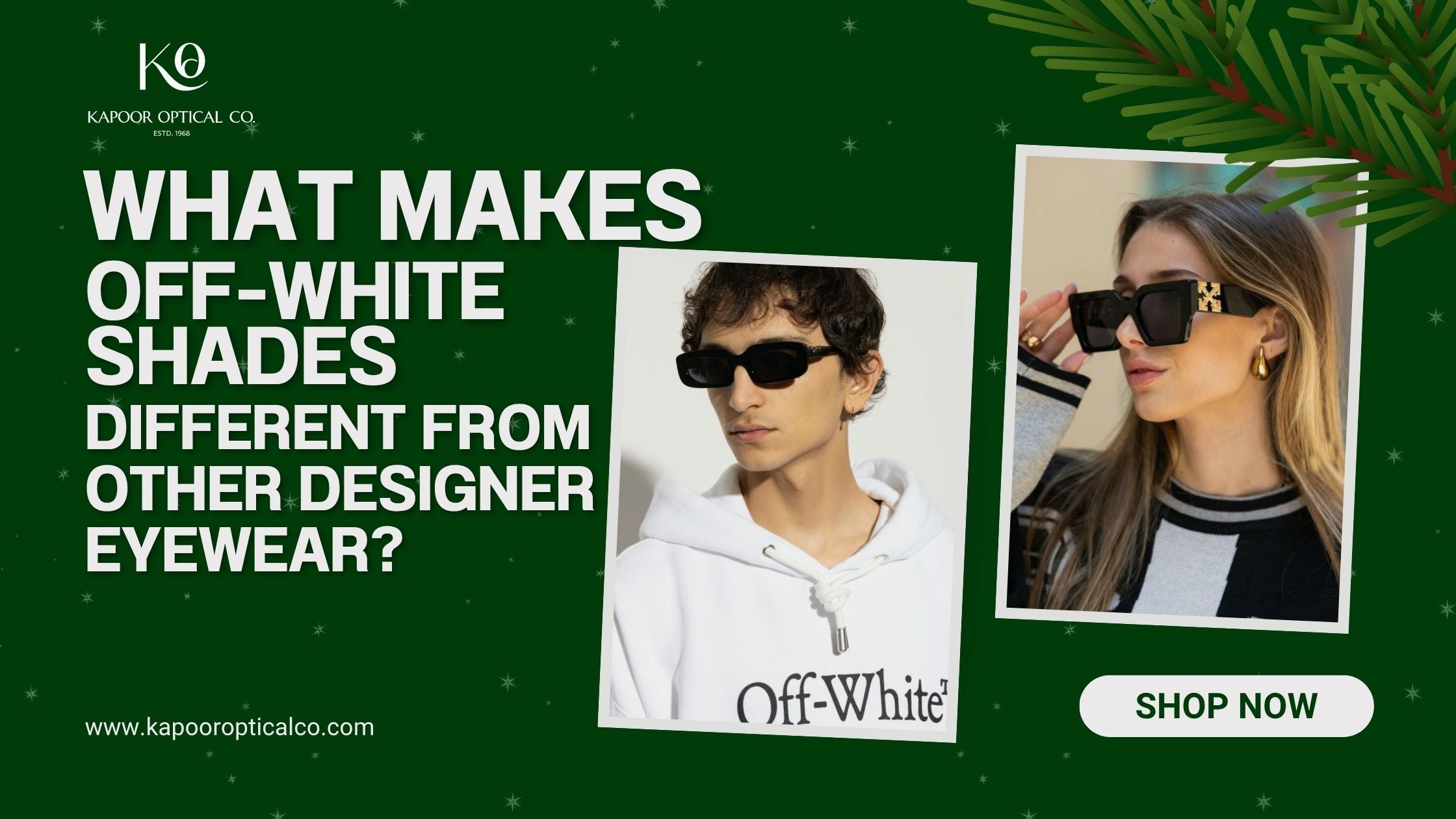 What Makes Off-White Shades Unique? | Kapoor Optical Co.