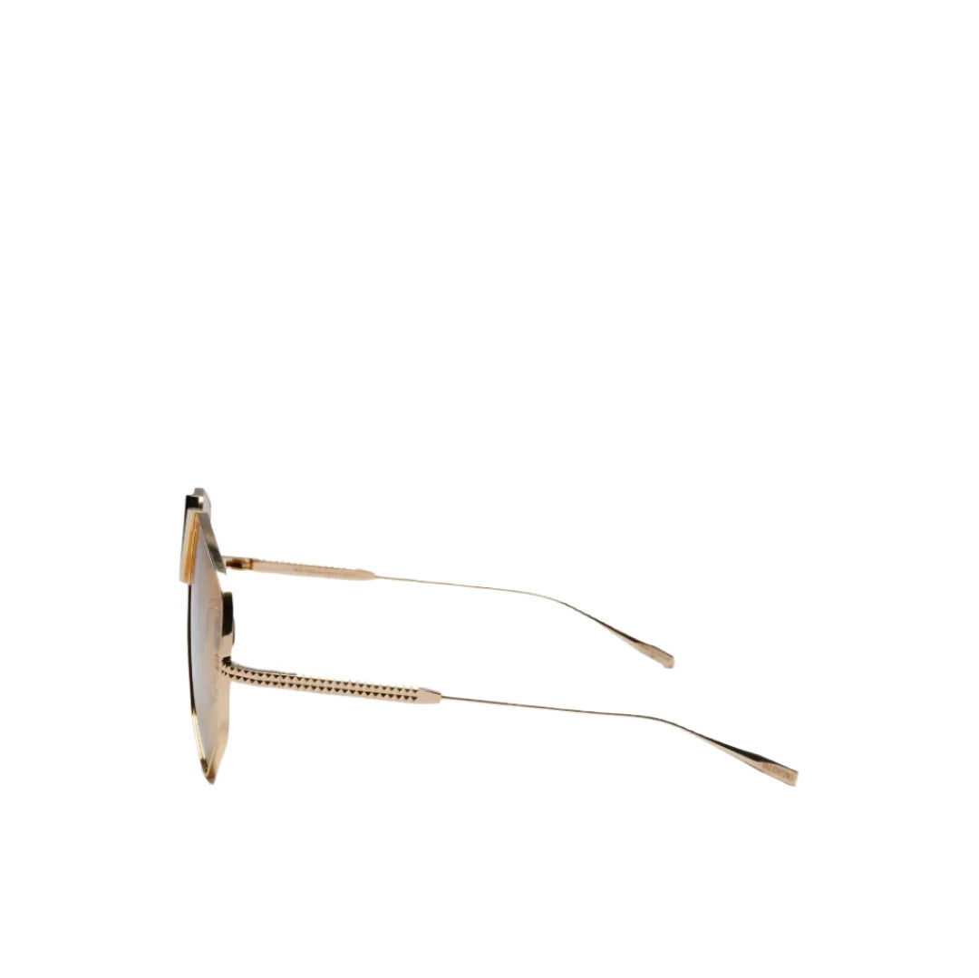 V - HEXAGON OVERSIZED TITANIUM AVIATOR FRAME