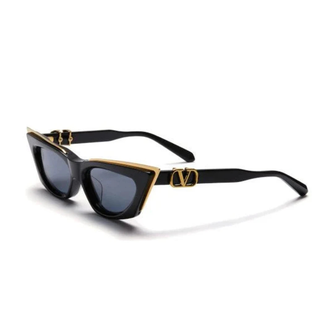 V - GOLDCUT I SCULPTED THICKSET ACETATE FRAME WITH TITANIUM INSERT